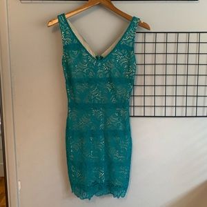 Bebe Lace Tank Dress